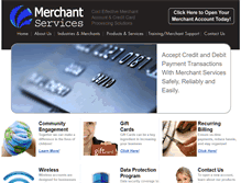 Tablet Screenshot of merchantsvcs.com